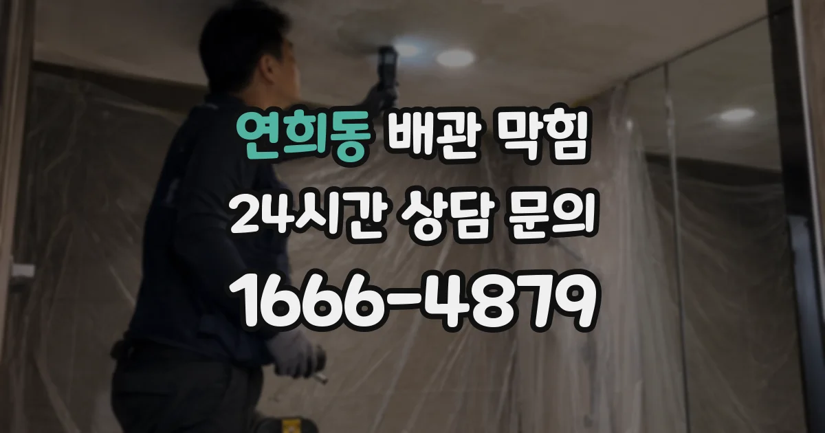 연희동 배관 막힘