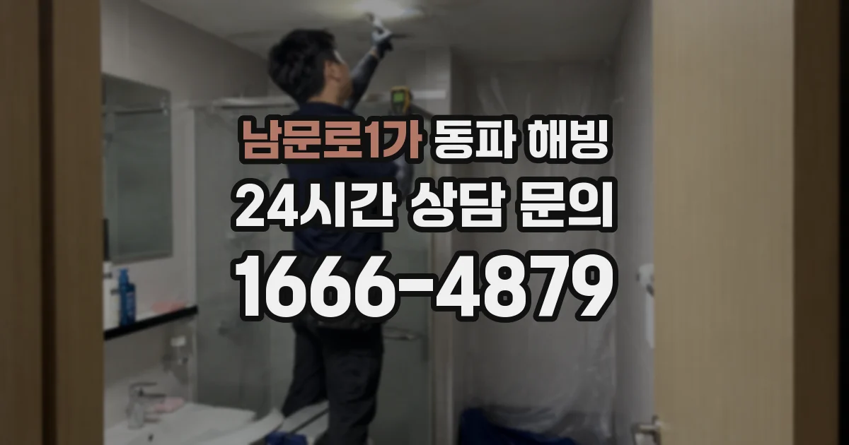 남문로1가 동파 해빙