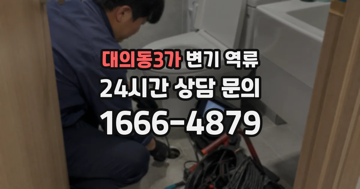 대의동3가 변기 역류