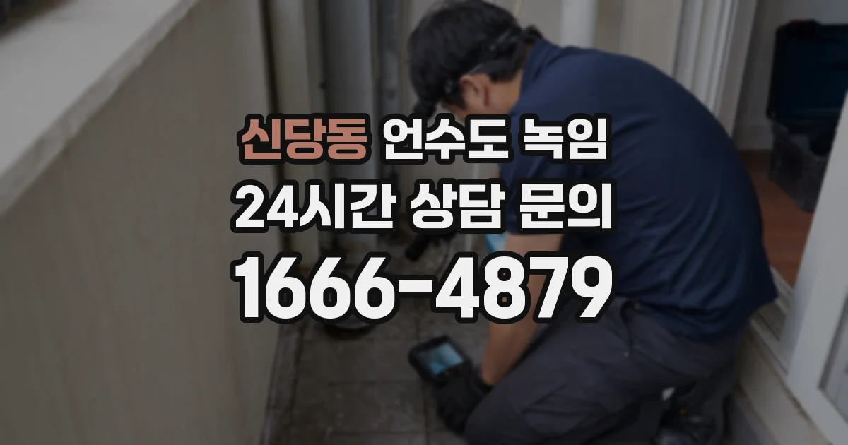 신당동 언수도 녹임