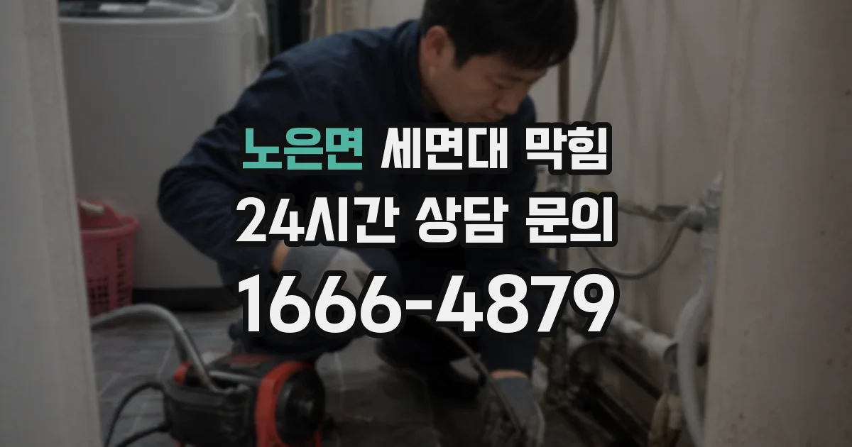 노은면 세면대 막힘