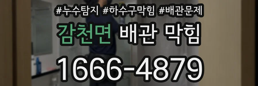 감천면 배관 막힘
