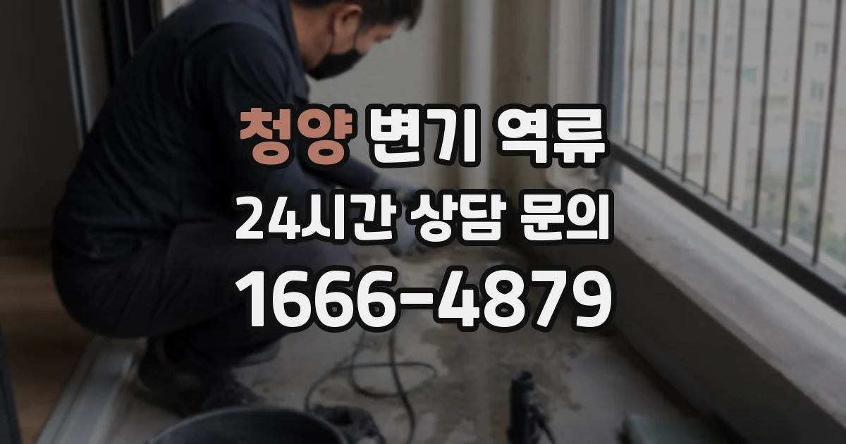 청양 변기 역류