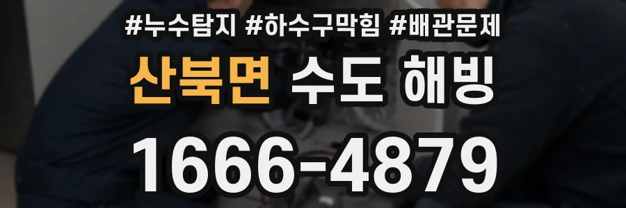산북면 수도 해빙