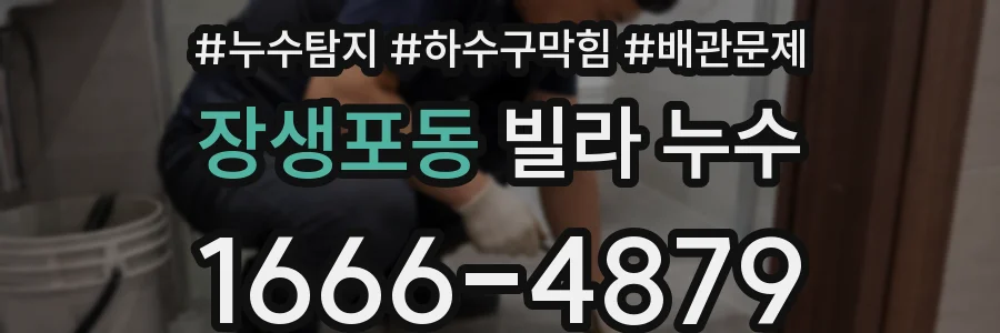 장생포동 빌라 누수
