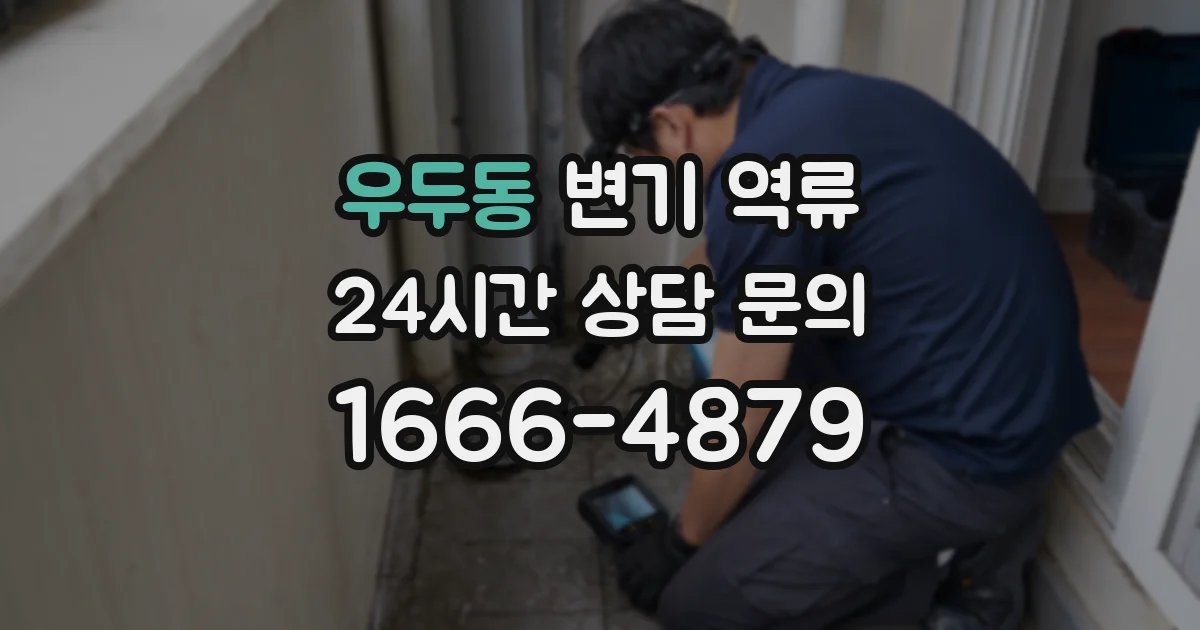 우두동 변기 역류