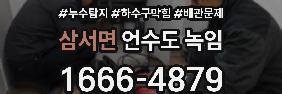삼서면 언수도 녹임