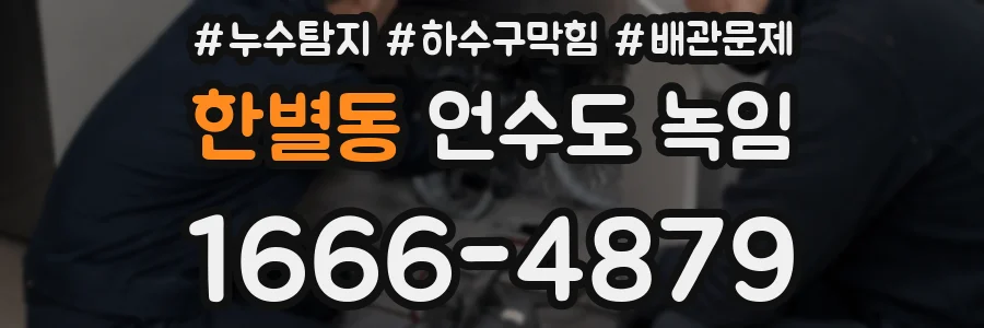 한별동 언수도 녹임