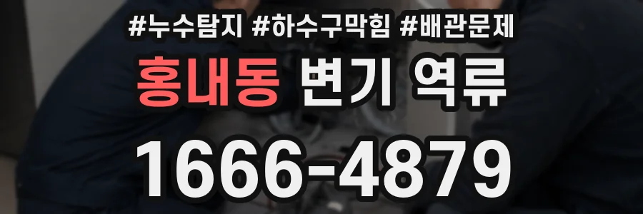 홍내동 변기 역류