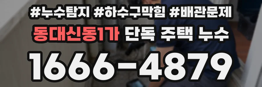 동대신동1가 단독 주택 누수
