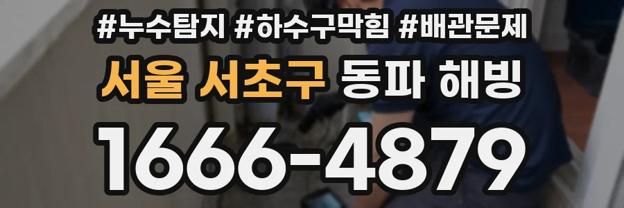 서울 서초구 동파 해빙
