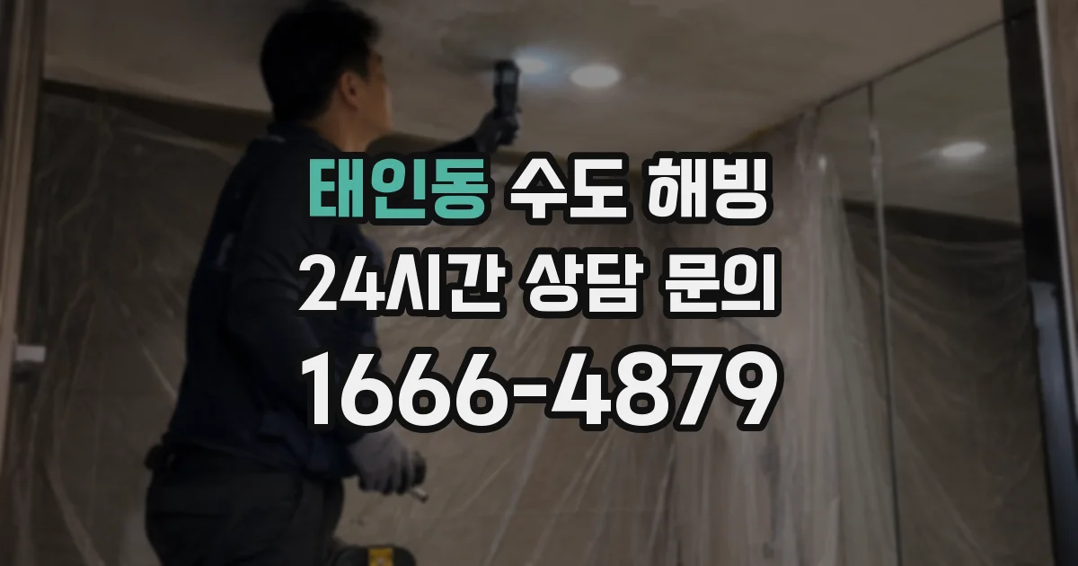 태인동 수도 해빙