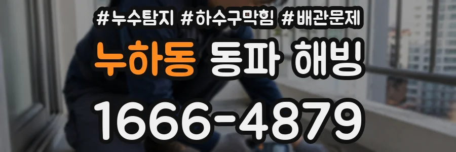 누하동 동파 해빙