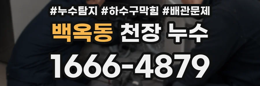 백옥동 천장 누수