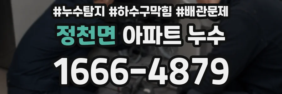 정천면 아파트 누수