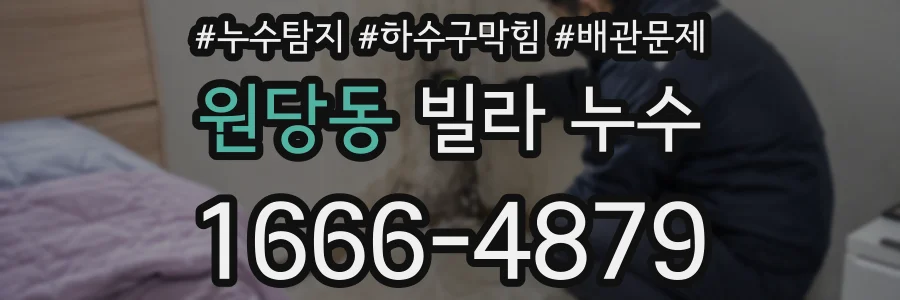 원당동 빌라 누수