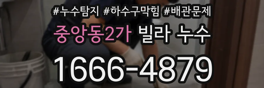 중앙동2가 빌라 누수