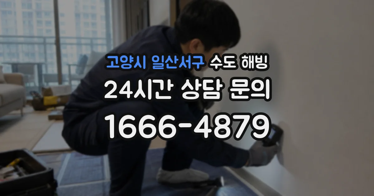 고양시 일산서구 수도 해빙