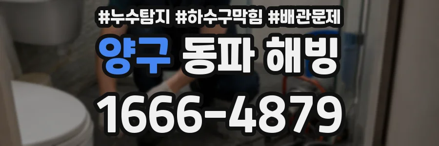 양구 동파 해빙