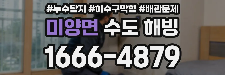 미양면 수도 해빙