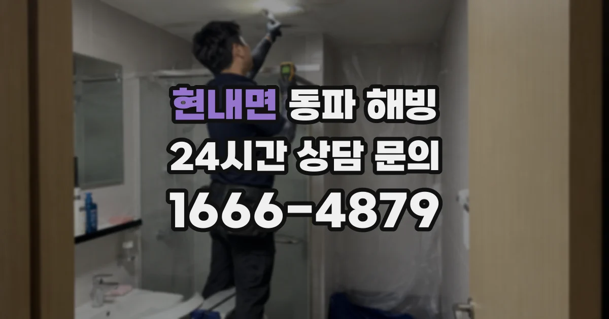 현내면 동파 해빙