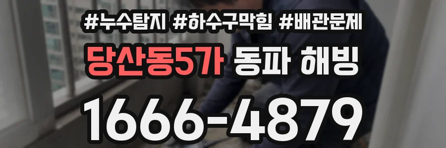 당산동5가 동파 해빙