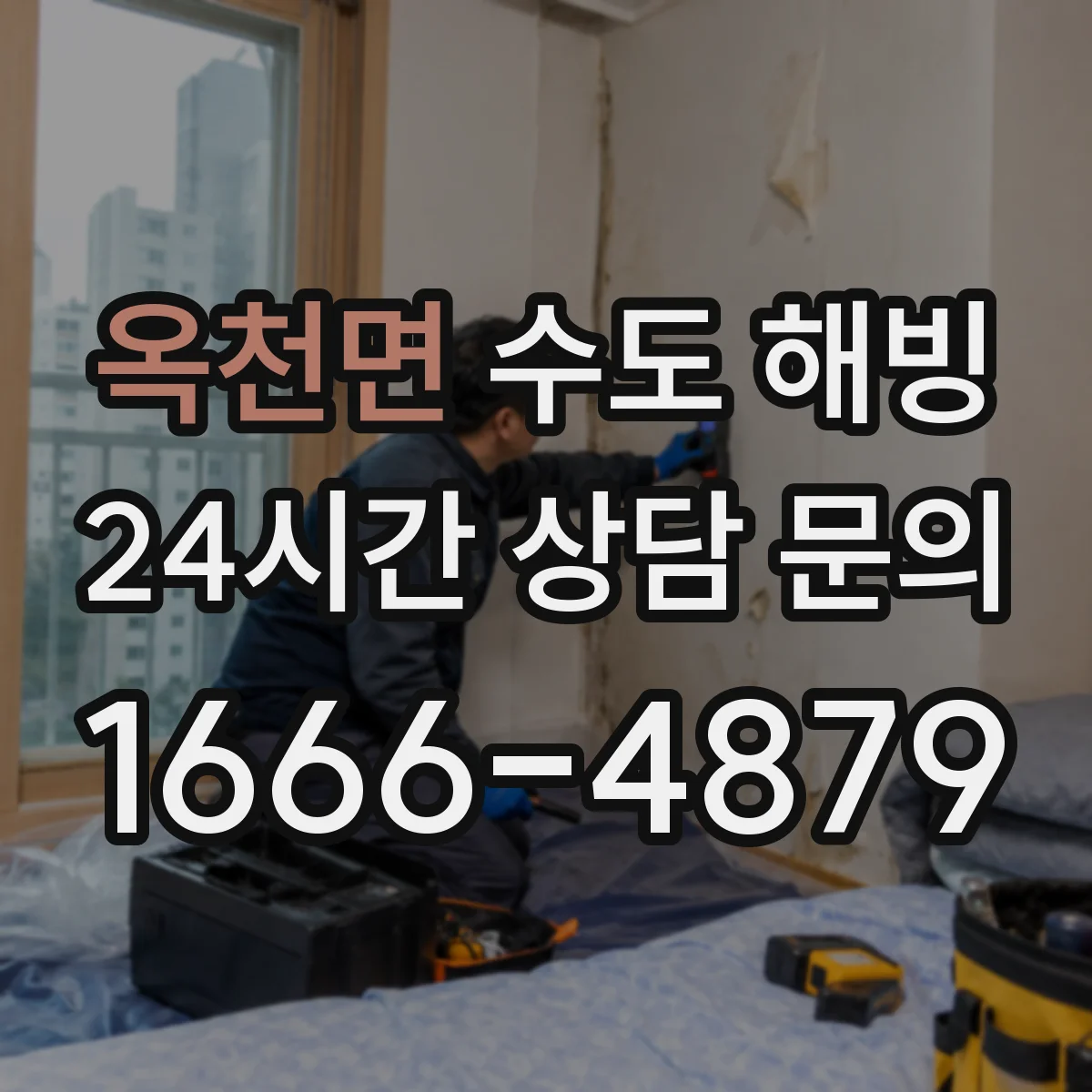 옥천면 수도 해빙