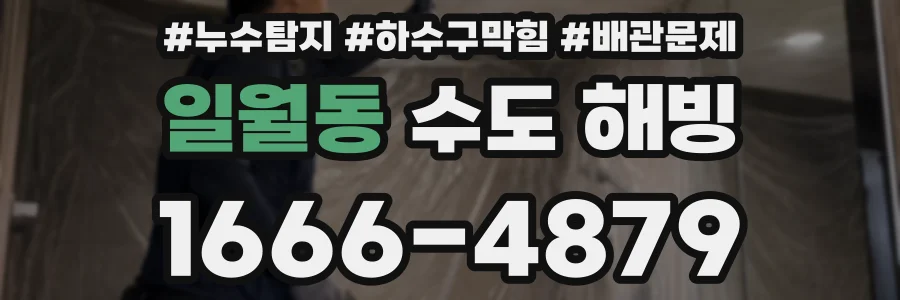 일월동 수도 해빙