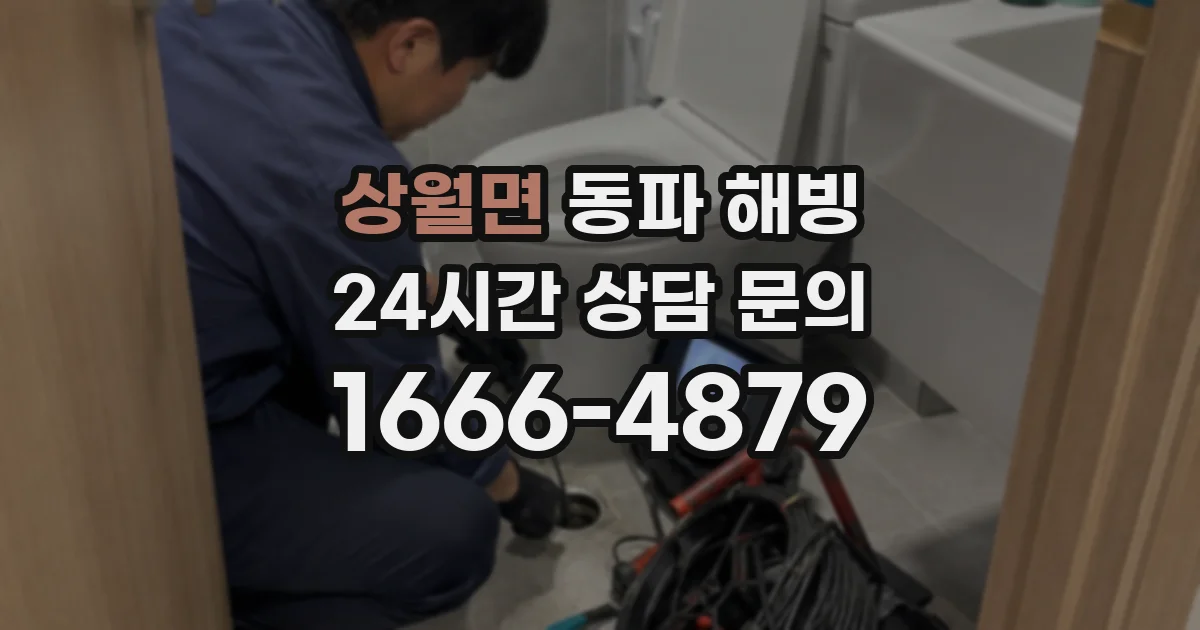 상월면 동파 해빙
