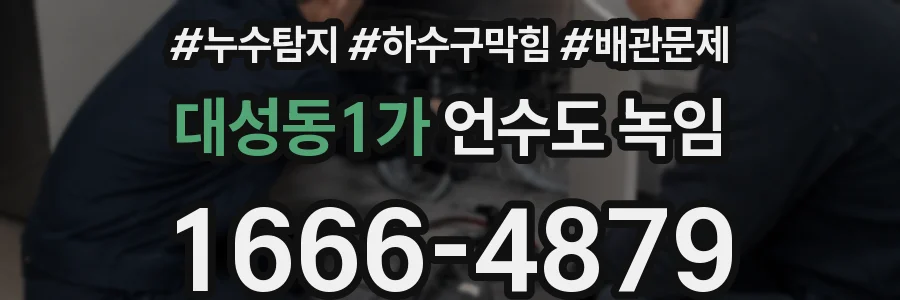 대성동1가 언수도 녹임