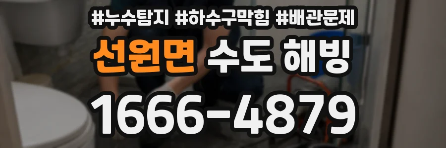 선원면 수도 해빙