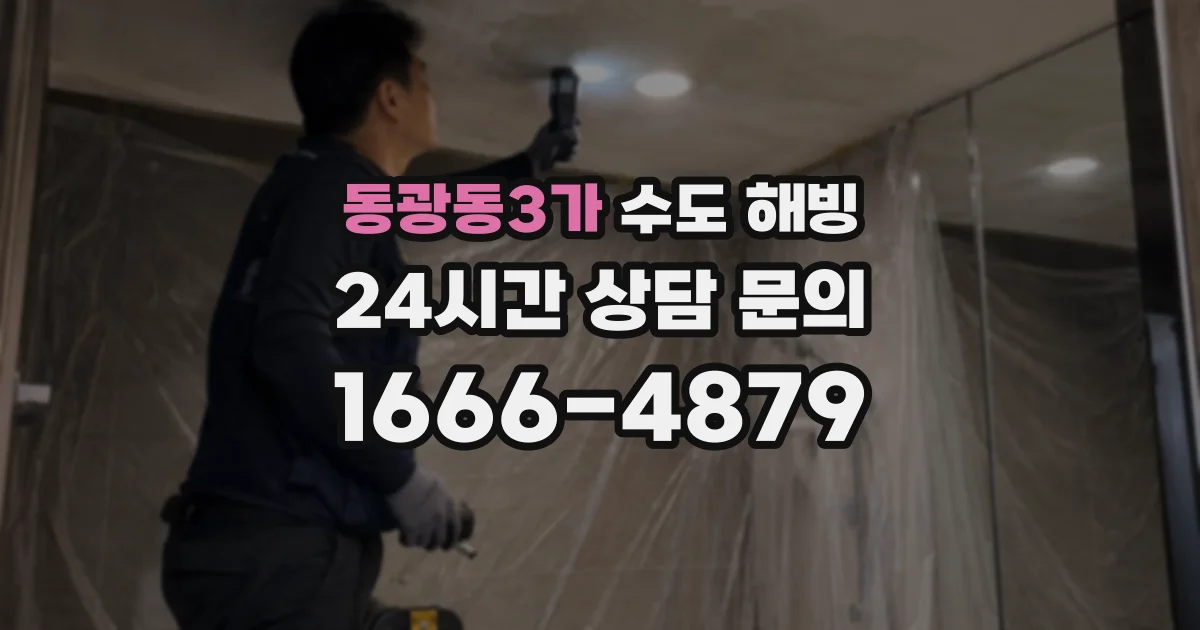 동광동3가 수도 해빙