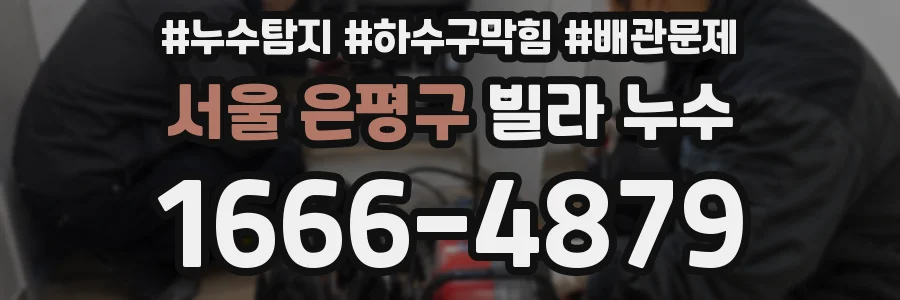 서울 은평구 빌라 누수