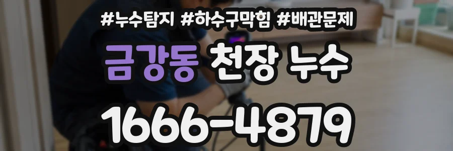 금강동 천장 누수