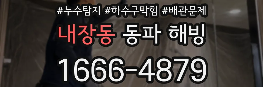 내장동 동파 해빙