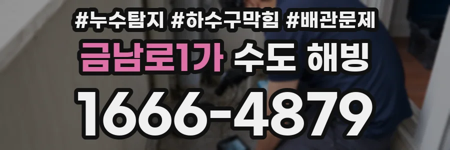 금남로1가 수도 해빙