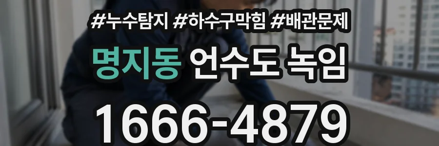 명지동 언수도 녹임