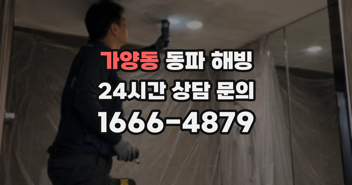 가양동 동파 해빙