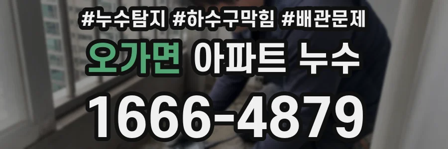 오가면 아파트 누수
