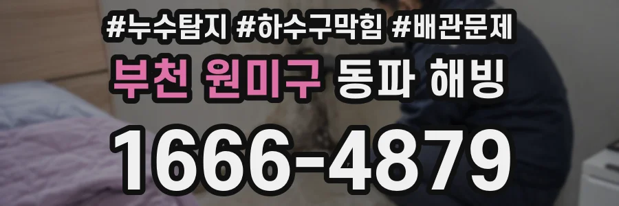부천 원미구 동파 해빙