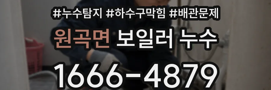 원곡면 보일러 누수
