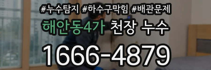 해안동4가 천장 누수