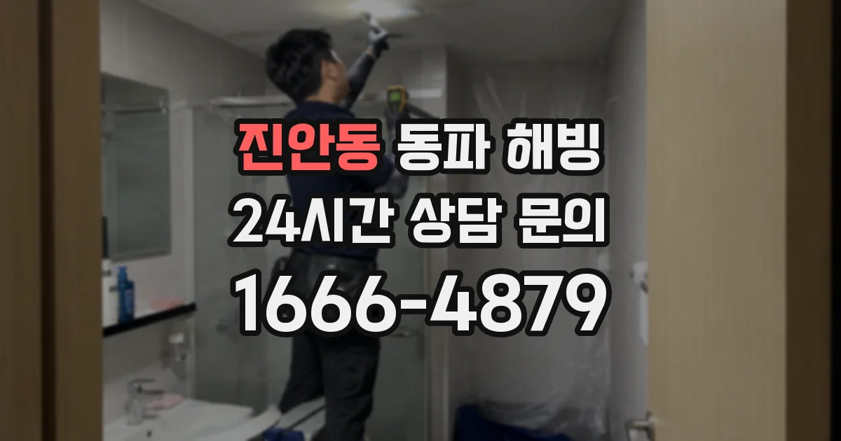 진안동 동파 해빙