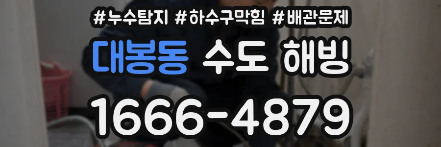 대봉동 수도 해빙