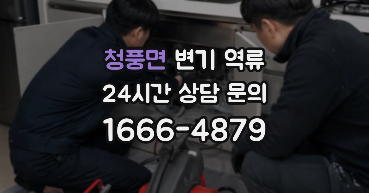 청풍면 변기 역류