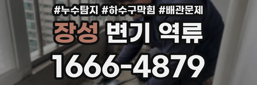 장성 변기 역류