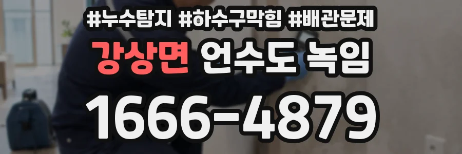 강상면 언수도 녹임