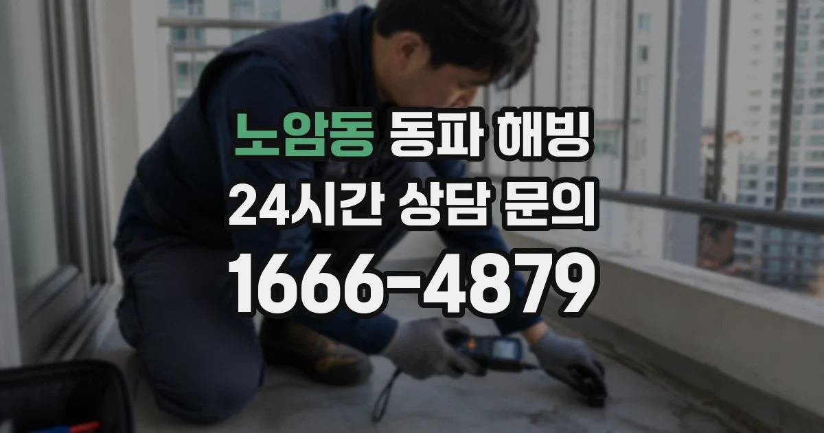 노암동 동파 해빙