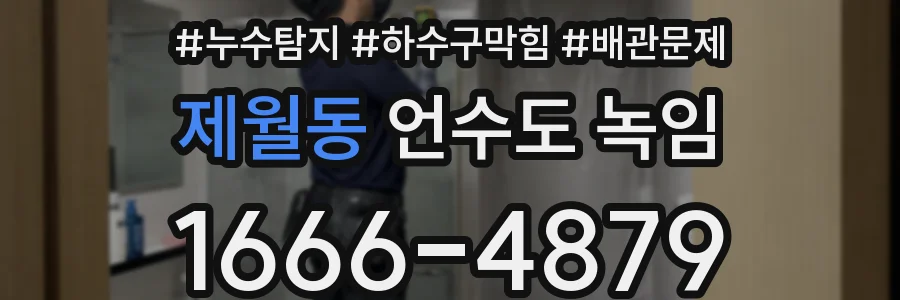 제월동 언수도 녹임
