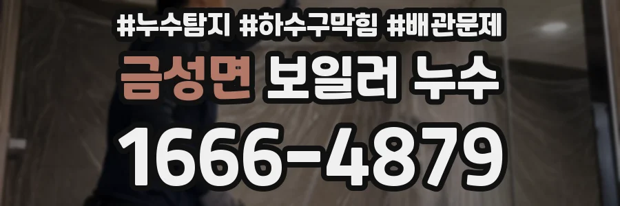 금성면 보일러 누수